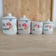 4 Old spice pots décor MANON