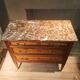 Louis XVI style chest of drawers with marble top