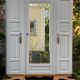 Parisian art deco wardrobe solid oak 1930