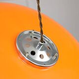 Rare XXL Orange Medusa Pendant Lamp from Guzzini, 1970s