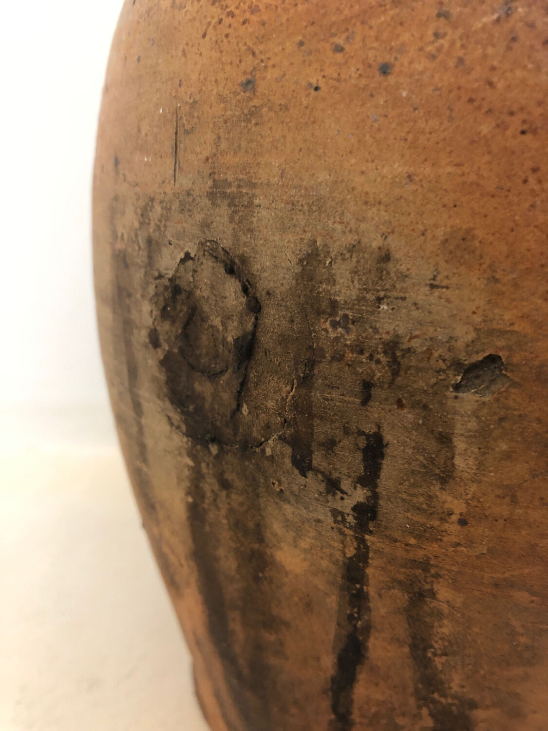 Vintage terracotta jug, 1970