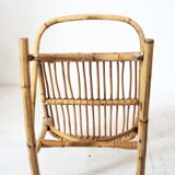 Rattan foot rest