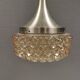 Pendant lamp by Carl Thore with a hard-pressed glass shade 1980s
