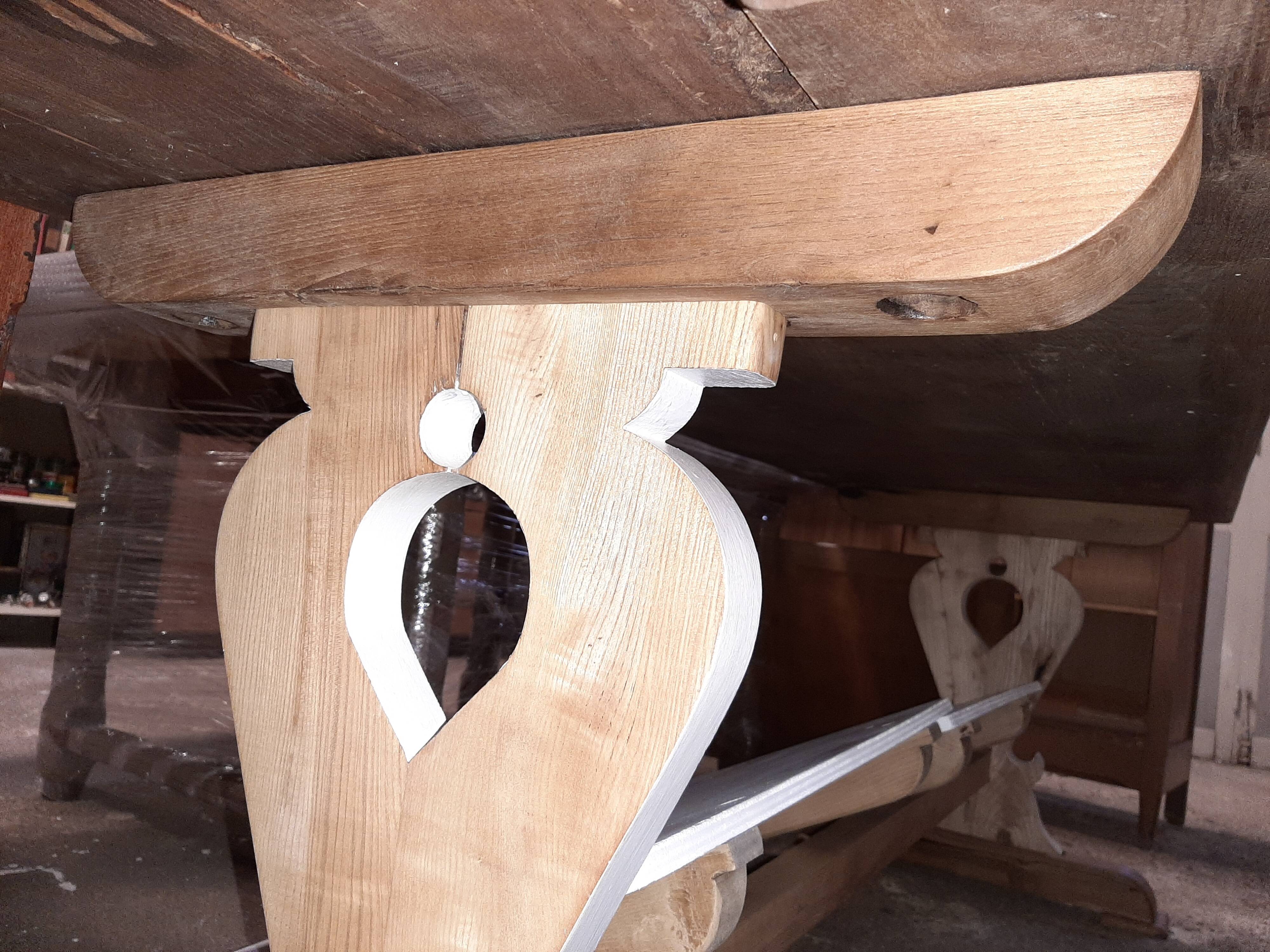 Table de ferme extensible