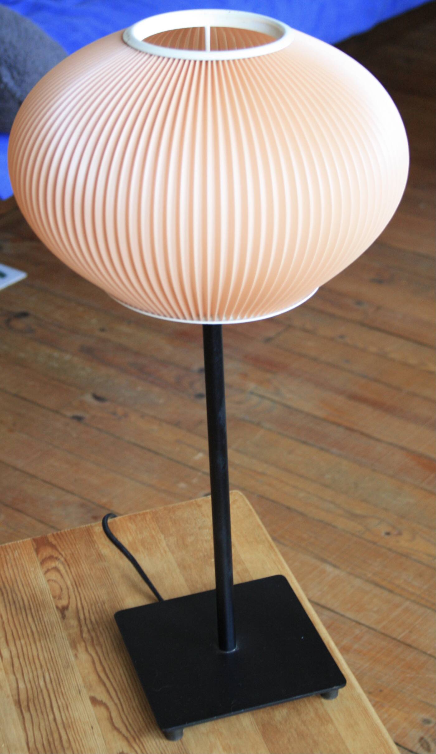 Rhodoid pleated lampshade
