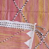 Pink Peach Kilim Rug - 300 x 192 cm