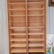 Double curtain cabinet