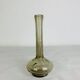 Vase soliflore verre bullé fumé