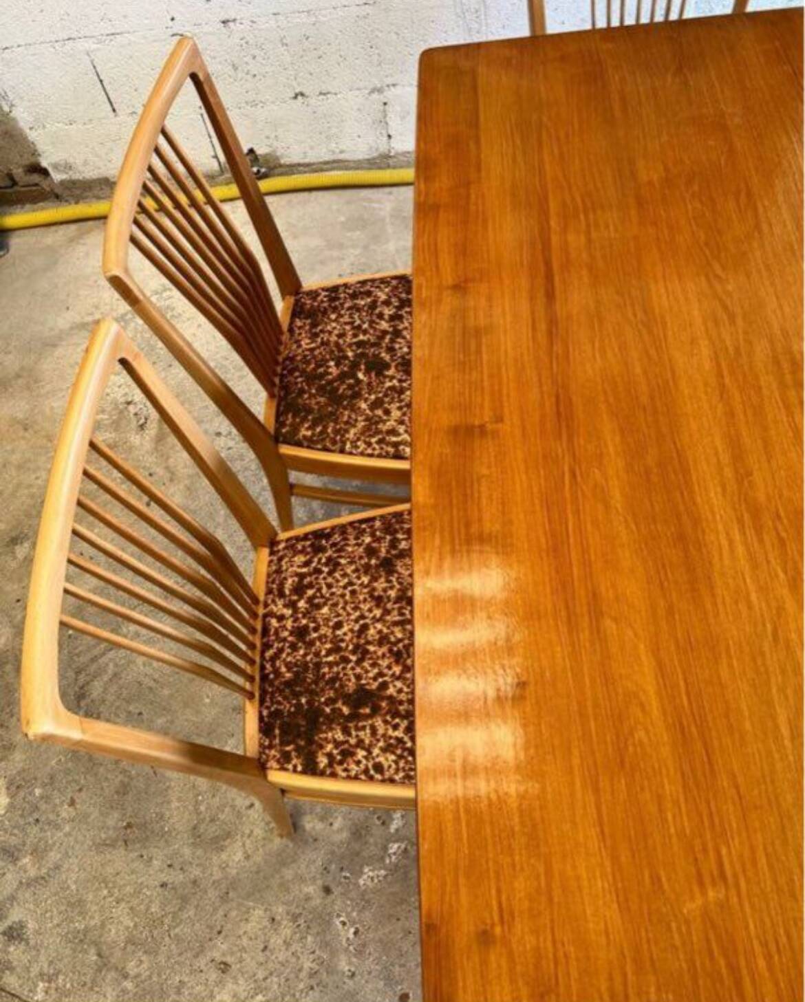 Vintage Scandinavian wooden table