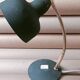 Articulated lamp in black metal, 1950-60