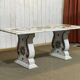 Italian marble dining table - 1970s craftsmanship