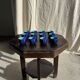 Set of 12 small vintage espresso cups duo in blue Made in Italy