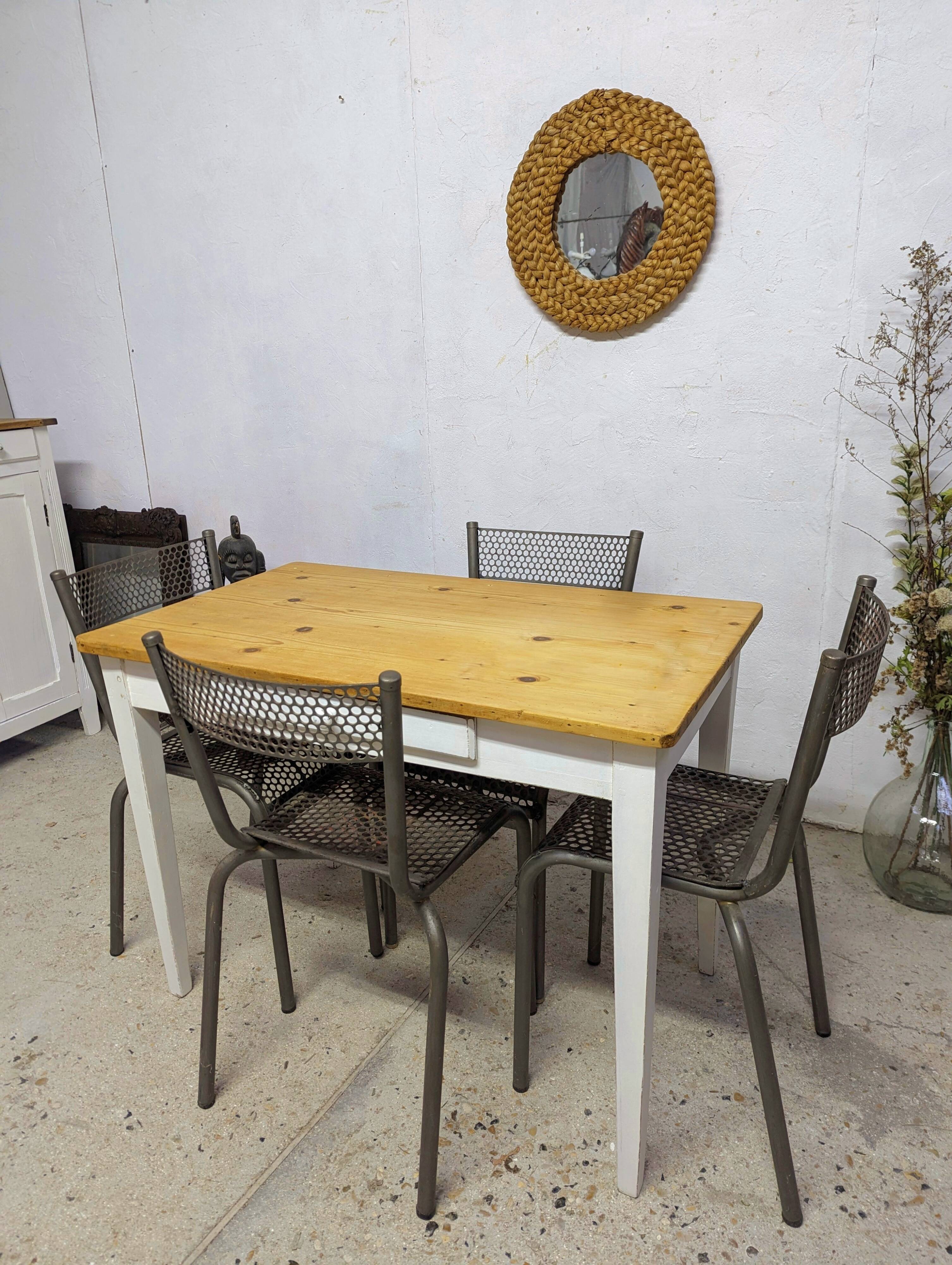 Old table Kitchen Desk shabby patina