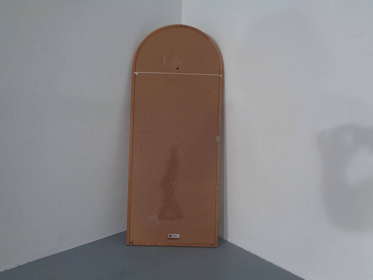 Large Cathedral Teak Mirror by Kai Kristiansen for Vildbjerg Møbelfabrik, 1960s