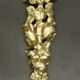 Ensembe de deux ornements floraux style Louis XVI - bronze doré