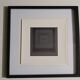 Tableau Vintage Art Optique - Victor Vasarely - Frame 40x40cm