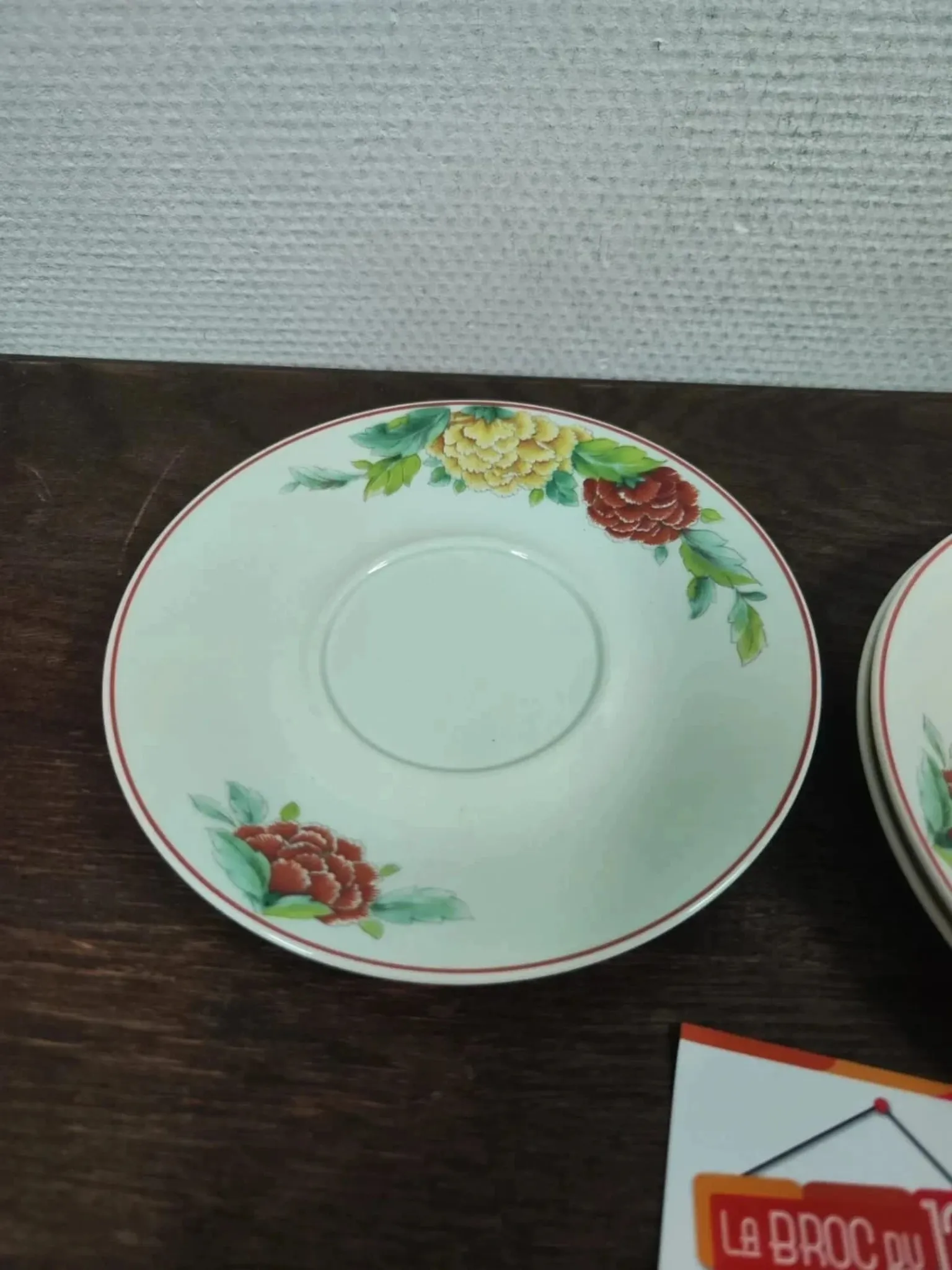 Set of 5 saucers Villeroy and Boch t'chou