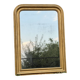 Louis-Philippe gilded mirror with mercury glass 89x65cm