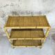 Vintage rattan shelf
