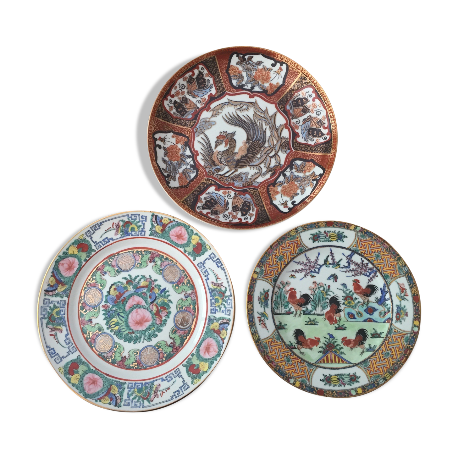 3 asian plates
