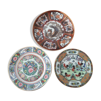 3 assiettes asiatiques