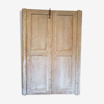 Old wooden doors