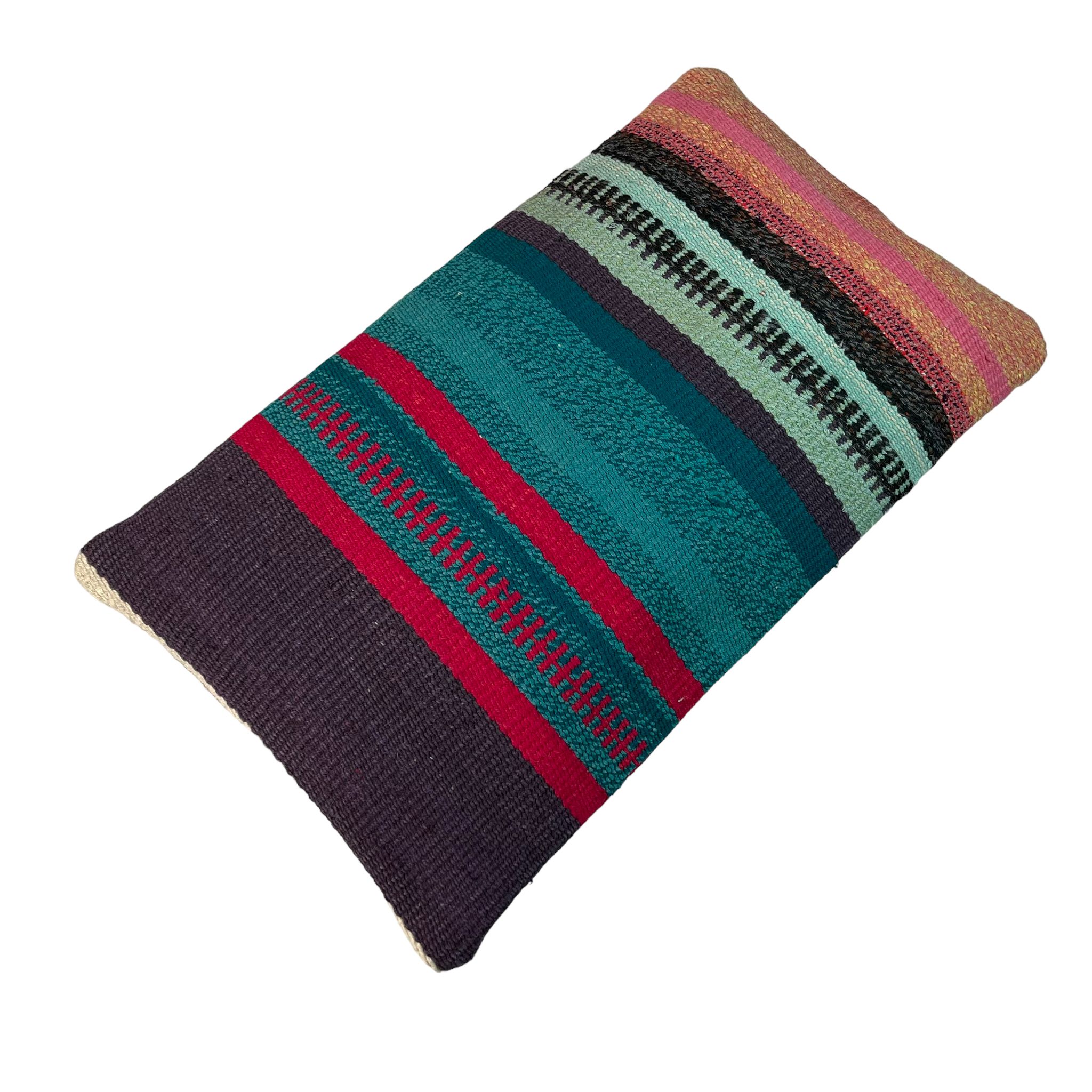 Housse de coussin kilim turc vintage 30x50cm
