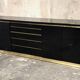 Jean-Claude Mahey for Maison Romeo Paris — Sideboard in black lacquer and milk.