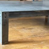 Industrial style concrete coffee table