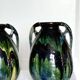 Vase artisanal en terre mêlée