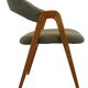 vintage WK Möbel style fauteuil / stoel 'Wildflecken' nieuwe bouclé stof