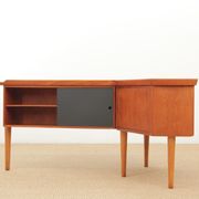 Bureau scandinave boomerang en teck d'Arne Hovmand Olsen