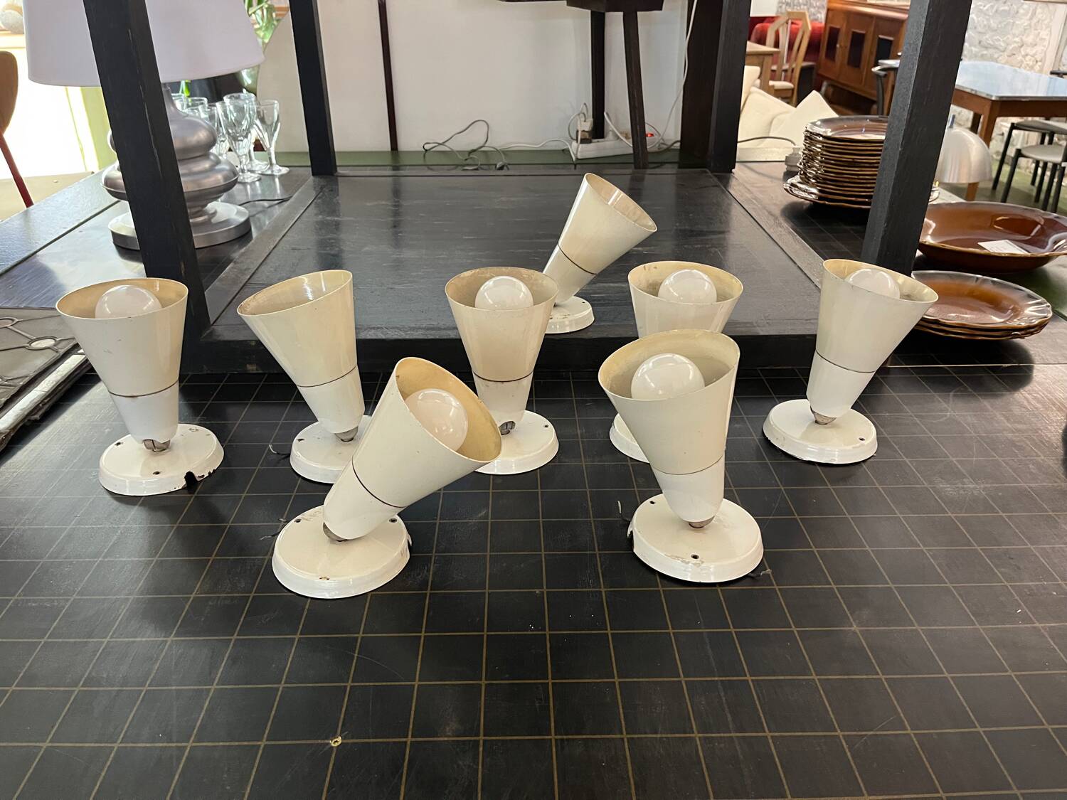 Pair of Danish wall lights from the 1960s