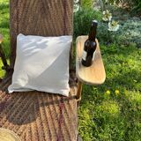 Transat chaise longue rotin