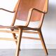 Vintage Danish armchair AX by Peter Hvidt, edition Fritz Hansen, 1950.