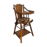 Vintage wooden high chair