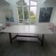 Table design Alex by Charles Ellade with or without its 6 chairs.