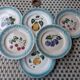 Lot of 6 plates dabbling