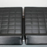 1960s 2-seater sofa in synthetic leather