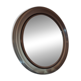 Vintage smoked plexiglass mirror