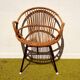 Pair of lounge rattan armchairs by D. Van Sliedregt / R. Noordwolde. Vintage