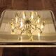 Christofle silver metal tray Albi model