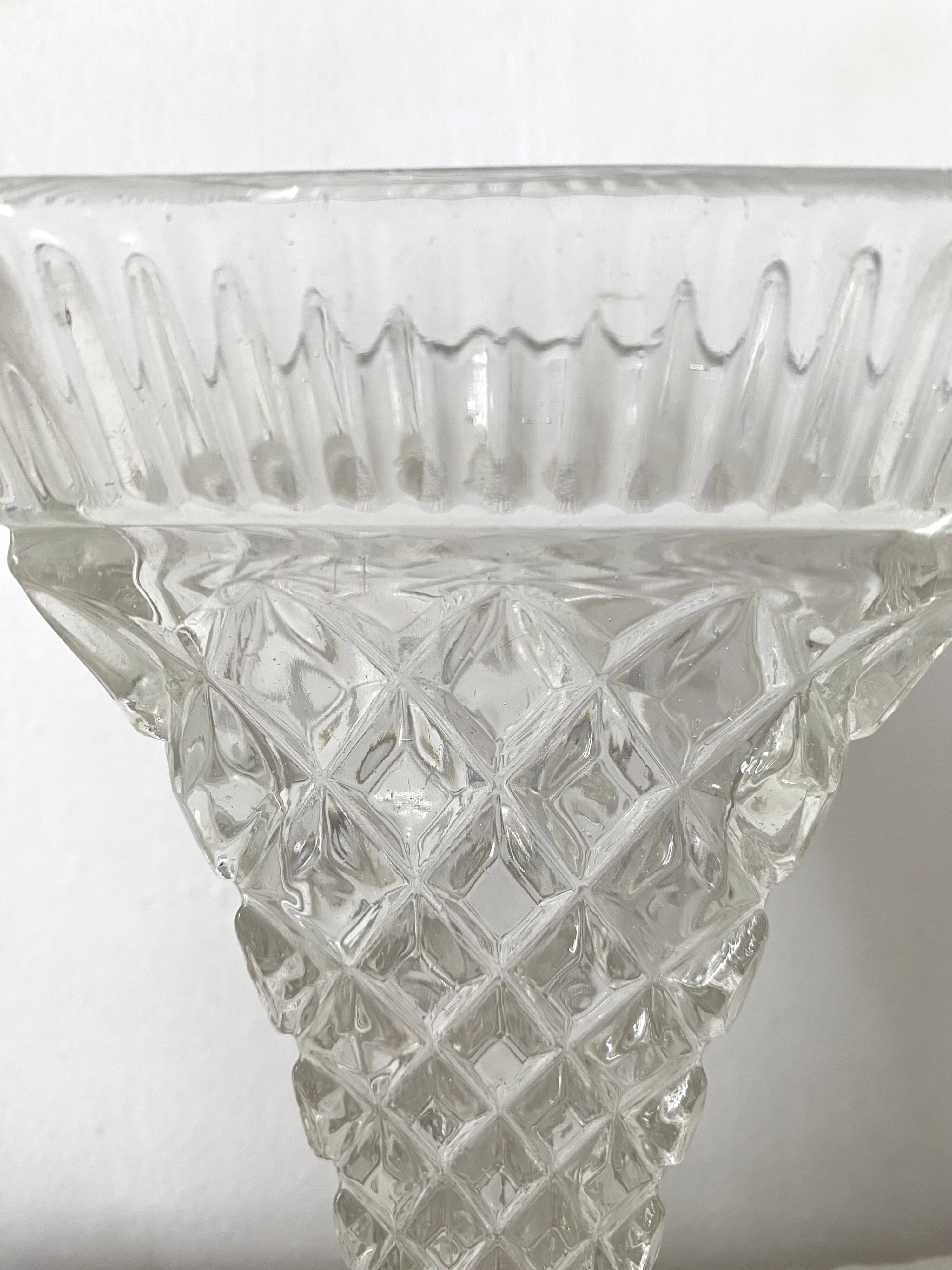 Vintage cornet-shaped vase, 1960s