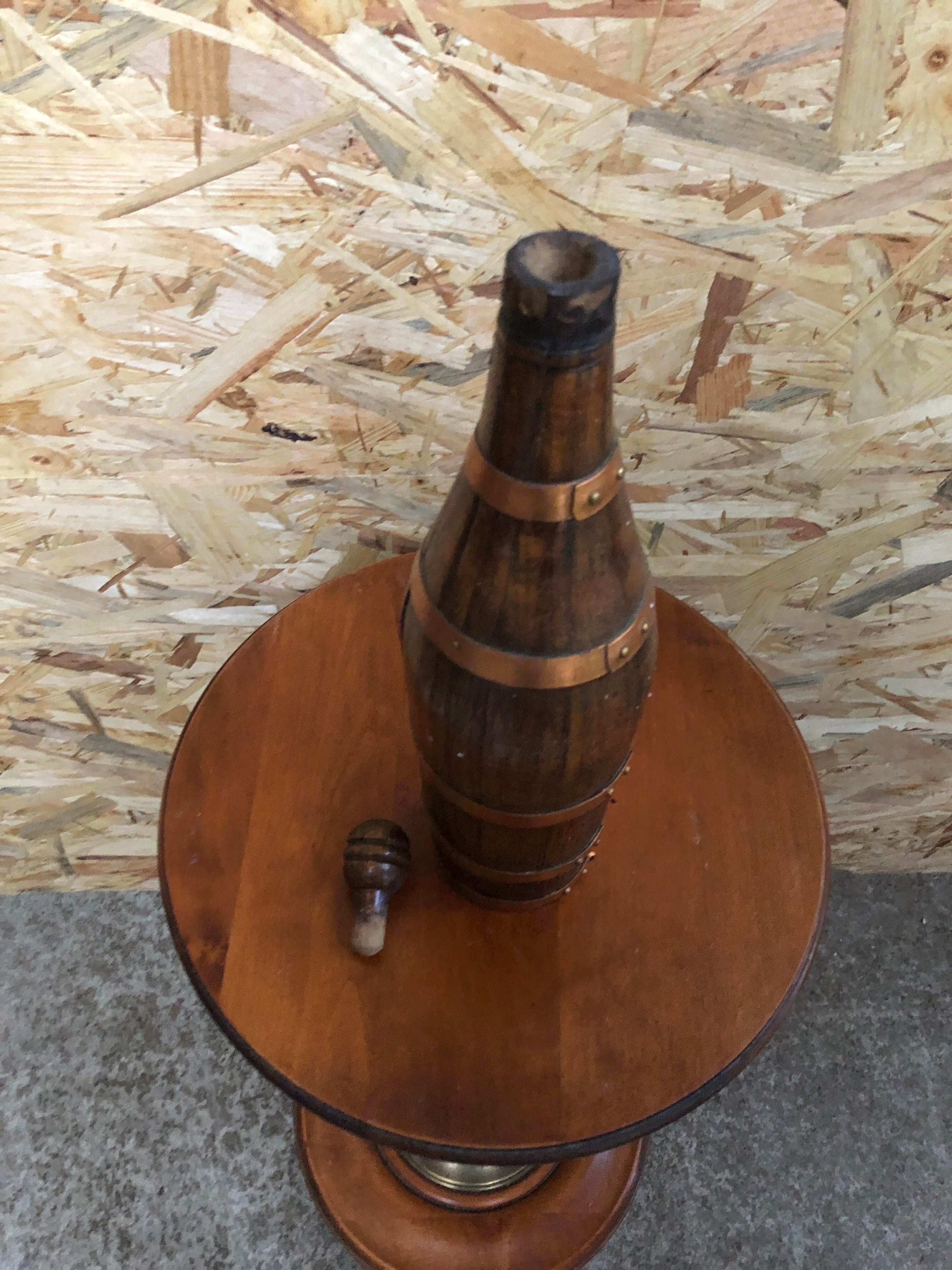 Old wood bottle