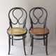 Fauuse pair of chairs n°20"omega" of thonet and lebrun, around 1880