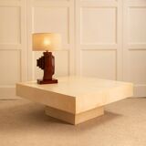 Table basse parchemin - 1970s