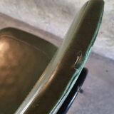 set of 4 vintage green chairs
