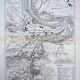 Bern, old map, printed in 1844.