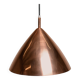 Solid Copper Ceiling Lamp by Lisa Johansson-Pape for Orno, Finland