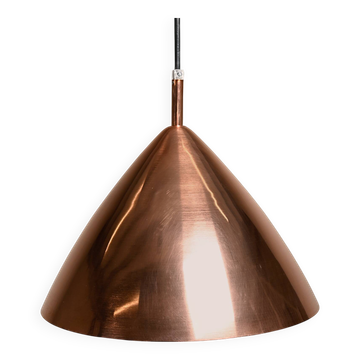Solid Copper Ceiling Lamp by Lisa Johansson-Pape for Orno, Finland